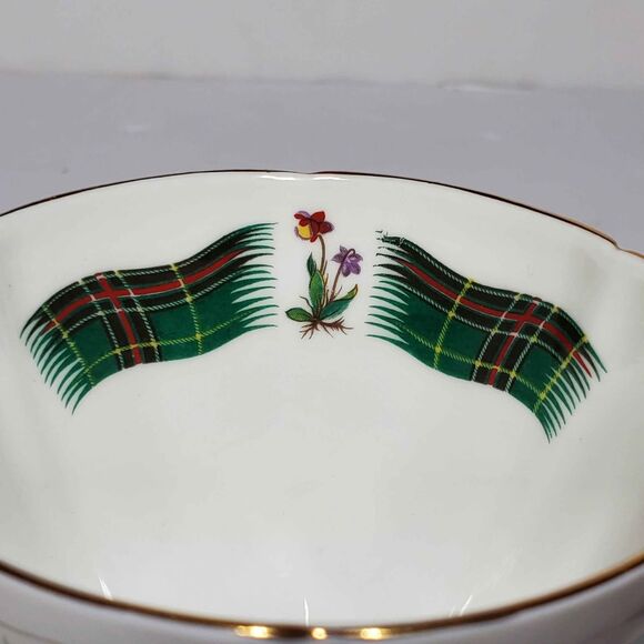 Royal Adderley Teacup and Saucer Newfoundland Tartan Vintage - Picture 4 of 8